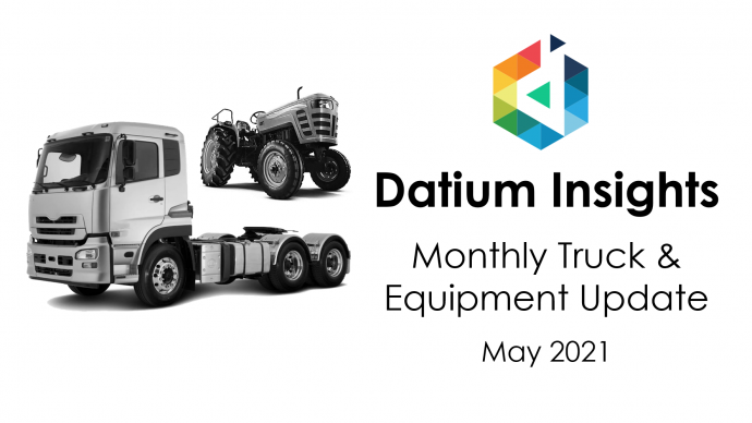 Datium Insights Monthly Truck and Equipment Update